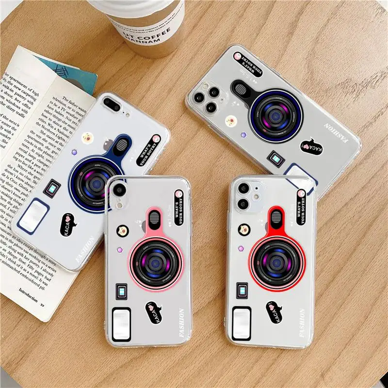 Fashion luxury camera creative Phone Case Transparent soft For iphone 5 5s 5c se 6 6s 7 8 11 12 plus mini x xs xr pro max
Fashion luxury camera creative Phone Case Transparent soft For iphone 5 5s 5c se 6 6s 7 8 11 12 plus mini x xs xr pro max