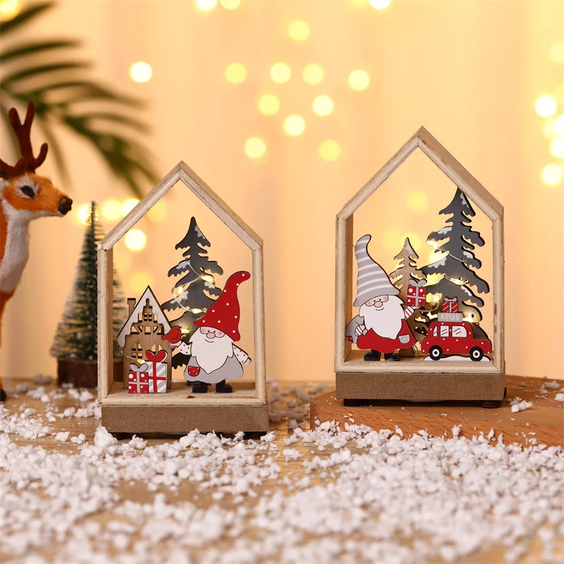 Christmas Decorations New Luminous Cabin Forest Old Man Wooden Window Scene Layout Desktop Ornaments
Christmas Decorations New Luminous Cabin Forest Old Man Wooden Window Scene Layout Desktop Ornaments