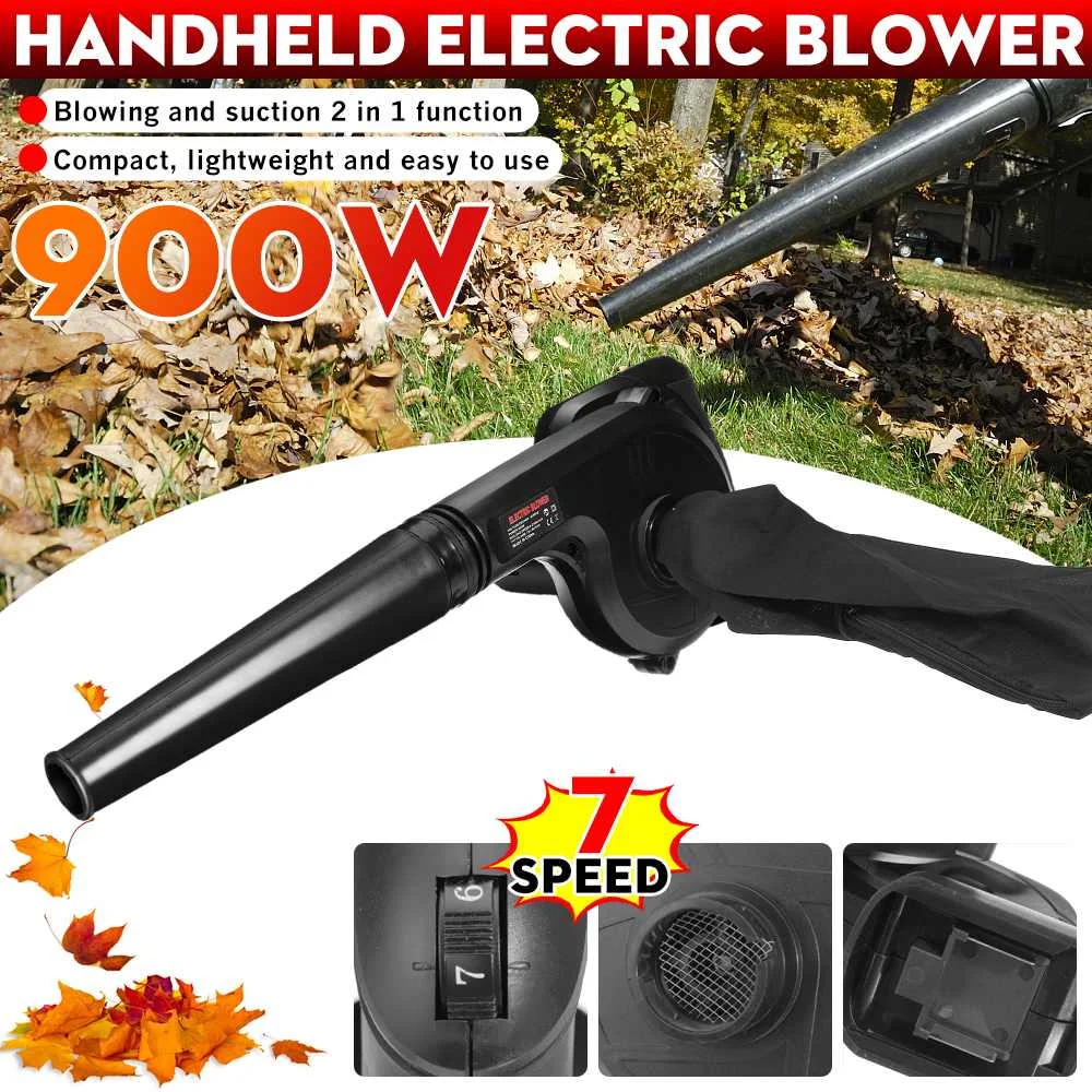 Cordless Electric Air Blower & Suction Handheld Leaf Computer Dust Collector Cleaner Stepless Speed 900W for Makita 18V Battery
Cordless Electric Air Blower & Suction Handheld Leaf Computer Dust Collector Cleaner Stepless Speed 900W for Makita 18V Battery