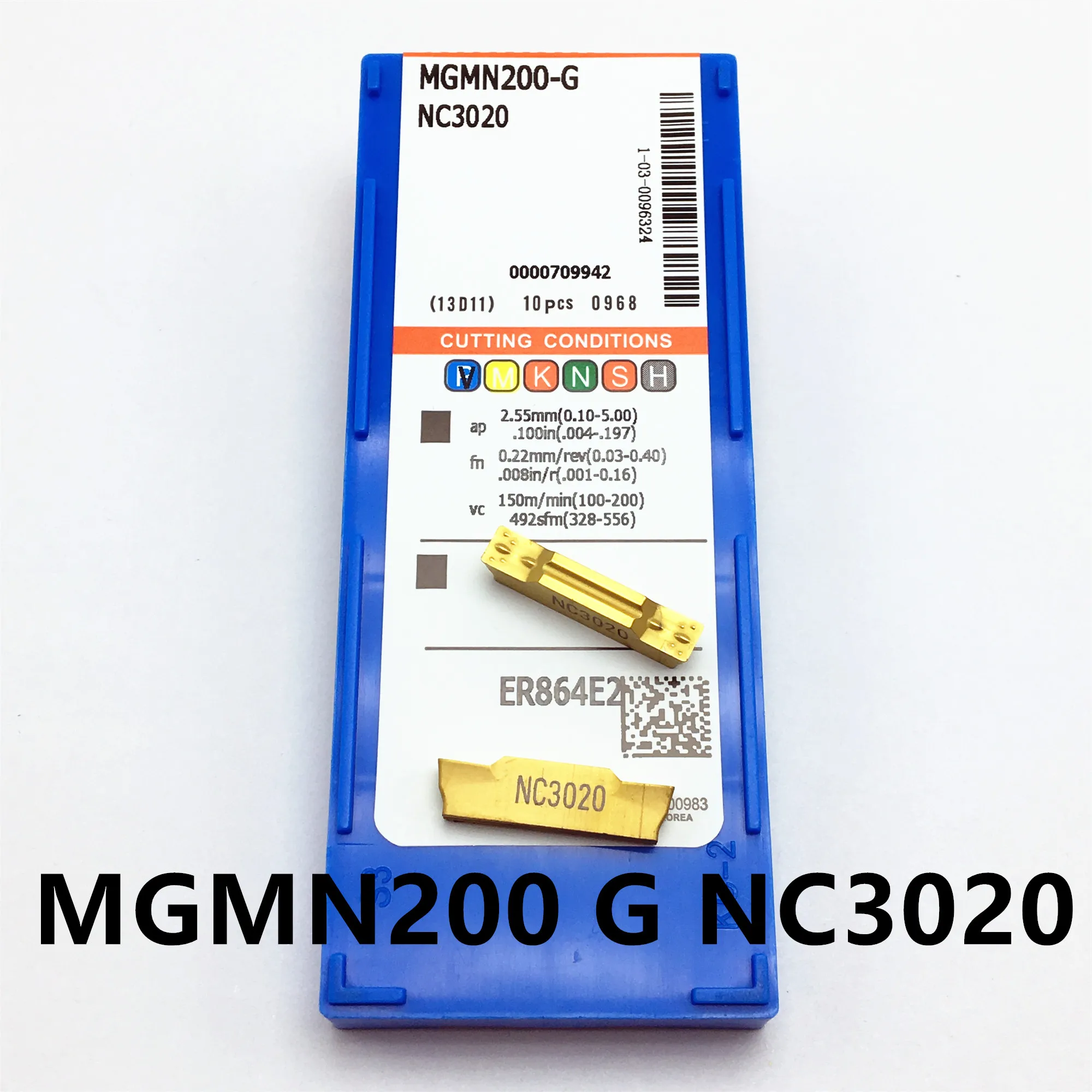 Карбидная вставка MGMN200 для токарных станков MGEHR/MGIVR, 10 шт., 10 шт./кор. MGMN200-G NC3020, ширина 2 мм
Карбидная вставка MGMN200 для токарных станков MGEHR/MGIVR, 10 шт., 10 шт./кор. MGMN200-G NC3020, ширина 2 мм