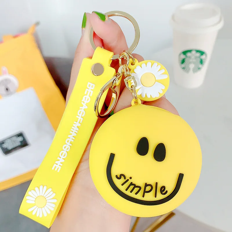 Cute Cartoon DaisyMakeup Mirror Key Ring Smiling Face Car Keychains Girl Student Bag Pendant Mirror Key Chain Wholesale
Cute Cartoon DaisyMakeup Mirror Key Ring Smiling Face Car Keychains Girl Student Bag Pendant Mirror Key Chain Wholesale