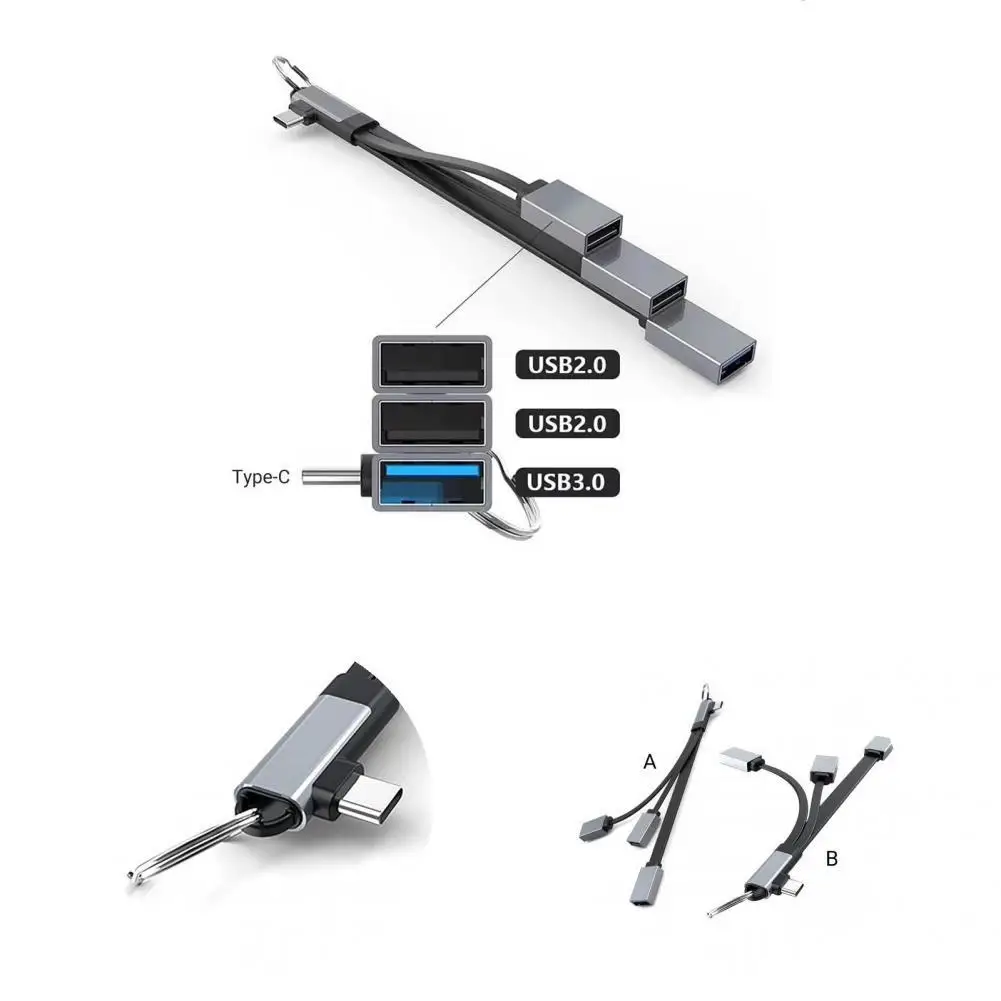 Type-C Hub Adapter Useful Durable Portable Type-C to USB 2.0/3.0 Type-C Splitter for Mobile Phone USB-C Hub USB-C Splitter
Type-C Hub Adapter Useful Durable Portable Type-C to USB 2.0/3.0 Type-C Splitter for Mobile Phone USB-C Hub USB-C Splitter
