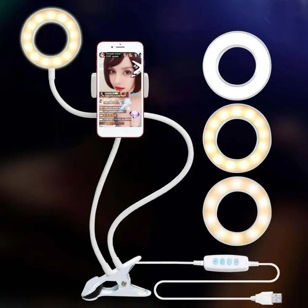 Selfie Light LED Ring Light Photographic Clip Selfie Ring Lighting for Smartphone Youtube Tiktok Makeup Video Studio Camera
Selfie Light LED Ring Light Photographic Clip Selfie Ring Lighting for Smartphone Youtube Tiktok Makeup Video Studio Camera