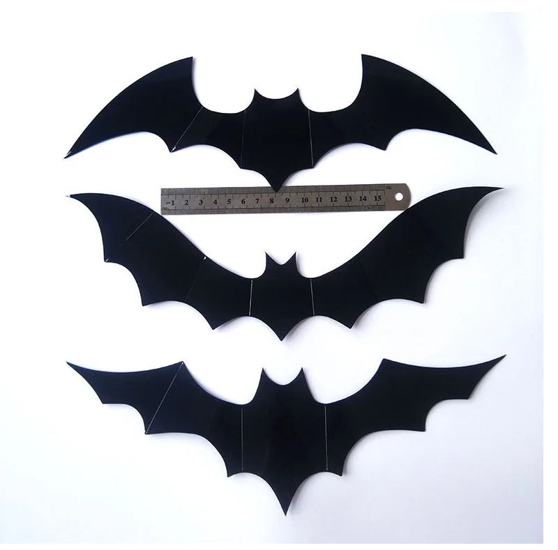 Halloween Decoration 3D Black PVC Bat Halloween Party DIY Decor Wall Sticker Bar Room Halloween Party Scary Decos Props 
Halloween Decoration 3D Black PVC Bat Halloween Party DIY Decor Wall Sticker Bar Room Halloween Party Scary Decos Props