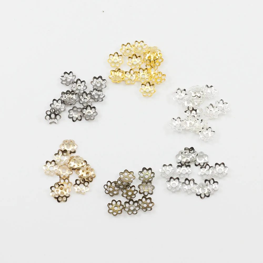 600pcs/Lot 6mm Flower Torus Shape Alloy Beads Caps Loose Spacer Bead Caps Charms Necklace Bracelets For DIY Jewelry Making
600pcs/Lot 6mm Flower Torus Shape Alloy Beads Caps Loose Spacer Bead Caps Charms Necklace Bracelets For DIY Jewelry Making