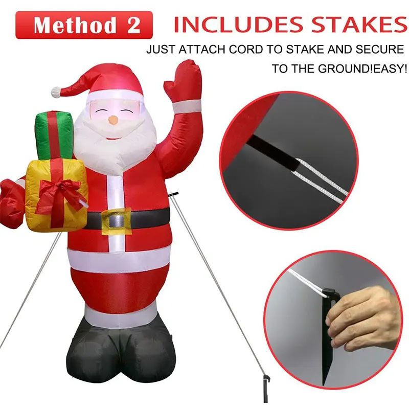 5 Feet Christmas inflatable Christmas inflatable greeting Santa Claus with lights Christmas blowing field decoration for outdoor
5 Feet Christmas inflatable Christmas inflatable greeting Santa Claus with lights Christmas blowing field decoration for outdoor