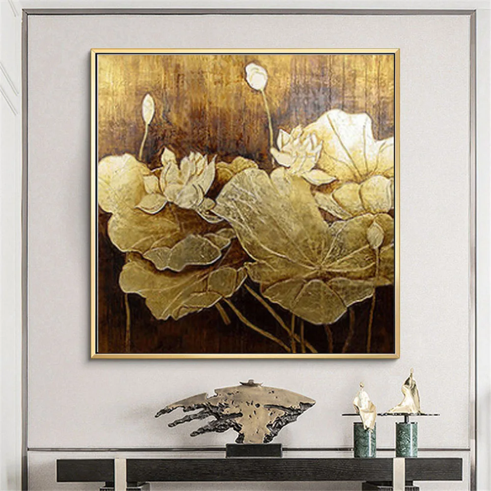 100% hand-painted oil painting Plant flower lotus Retro texture Canvas painting for home living room decor wall art retro mural
100% hand-painted oil painting Plant flower lotus Retro texture Canvas painting for home living room decor wall art retro mural