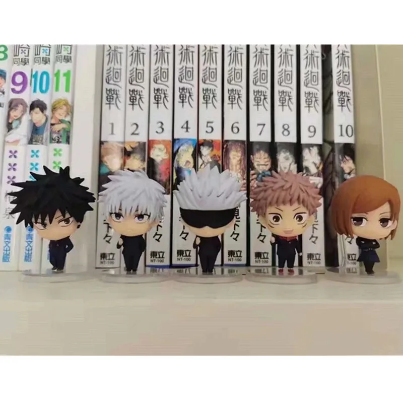 2021 5pc/set jujutsu kaisen figurine 5cm cute Gojo Satoru Itadori Yuji Fushiguro Megumi Kugisaki Nobara PVC anime action figure
2021 5pc/set jujutsu kaisen figurine 5cm cute Gojo Satoru Itadori Yuji Fushiguro Megumi Kugisaki Nobara PVC anime action figure