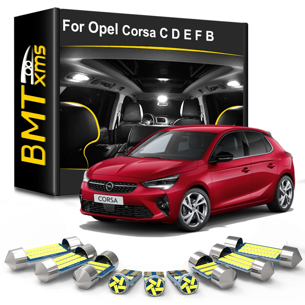 BMTxms LED Interior Light For Opel Corsa C D E F B 1993 2003 2004 2005 2017 2018 2019 2020 2021 Accessories Canbus Indoor Lamp
BMTxms LED Interior Light For Opel Corsa C D E F B 1993 2003 2004 2005 2017 2018 2019 2020 2021 Accessories Canbus Indoor Lamp