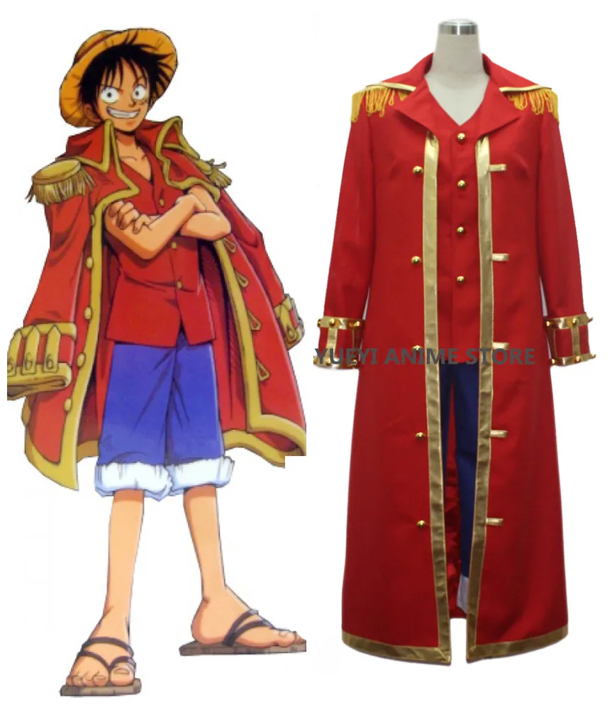 Anime One Piece Cosplay Costumes Monkey D. Luffy Full Set Uniform customized any size
Anime One Piece Cosplay Costumes Monkey D. Luffy Full Set Uniform customized any size
