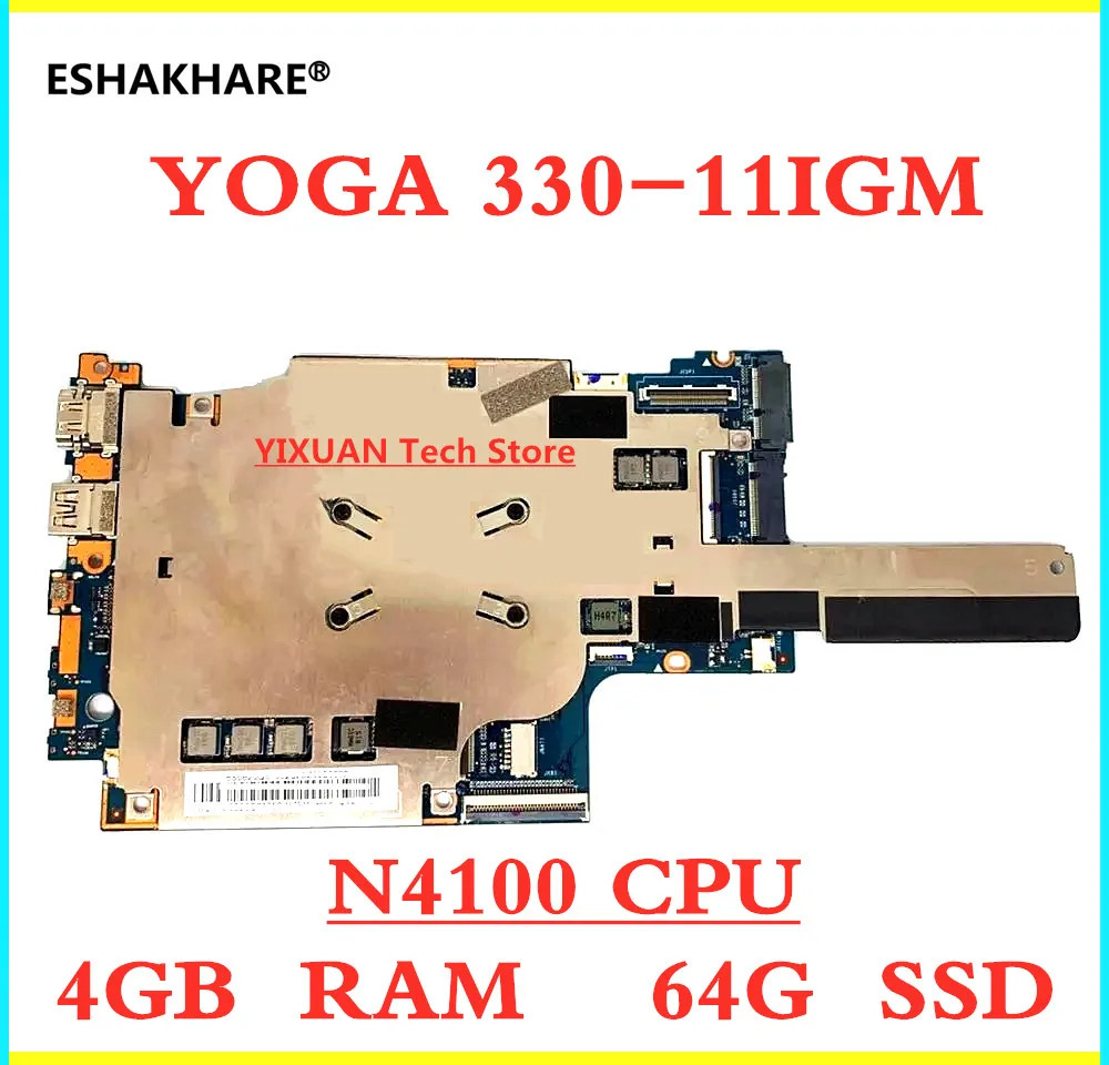 Материнская плата для ноутбука Lenovo ideapad Yoga 330-11IGM Flex 6-11IGM, встроенный процессор N4100U, 4 Гб ОЗУ, 64 ГБ SSD, протестирована, хорошая Бесплатная доставка
Материнская плата для ноутбука Lenovo ideapad Yoga 330-11IGM Flex 6-11IGM, встроенный процессор N4100U, 4 Гб ОЗУ, 64 ГБ SSD, протестирована, хорошая Бесплатная доставка