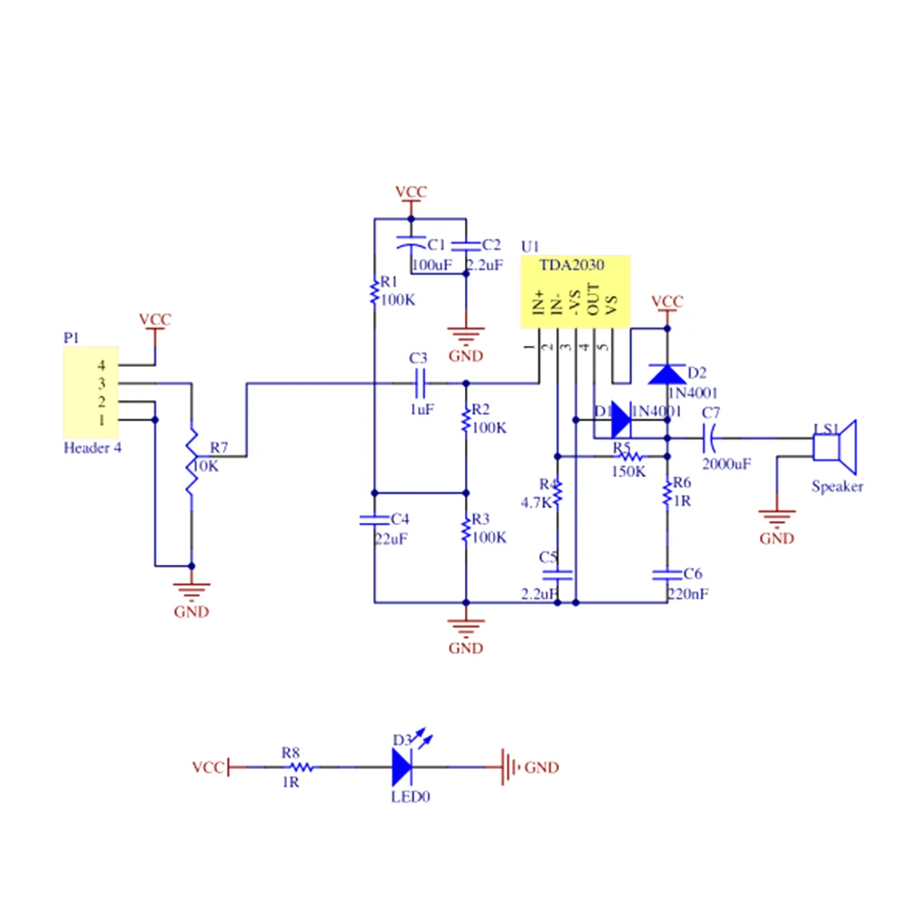 1PCS TDA2030A Audio Amplifier Module Power Amplifier Board 6-12V Boost Converter Module Popular
1PCS TDA2030A Audio Amplifier Module Power Amplifier Board 6-12V Boost Converter Module Popular