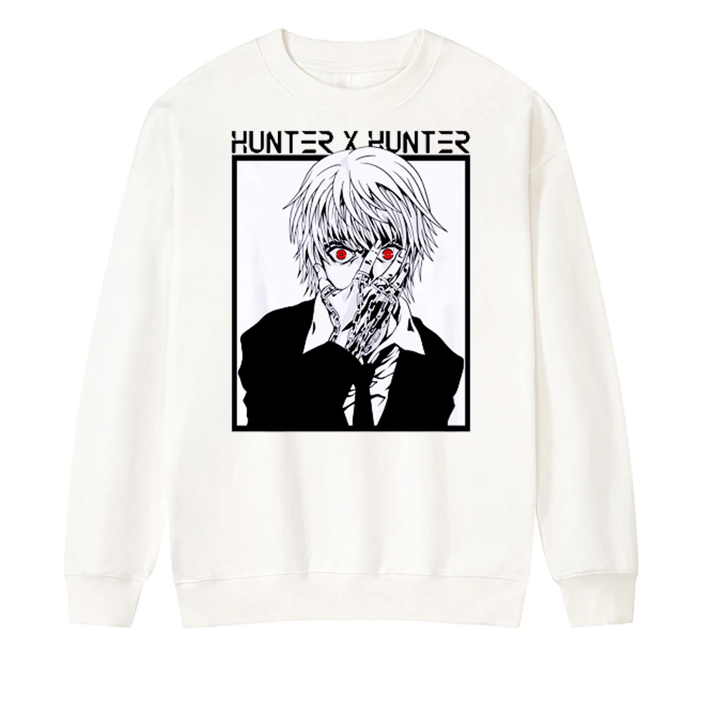 HUNTER×HUNTER Killua Zoldyck Anime Winter Male Fleece Print Sweatshirts Hoodies Harajuku Crew Neck Top Men Print Hoody
HUNTER×HUNTER Killua Zoldyck Anime Winter Male Fleece Print Sweatshirts Hoodies Harajuku Crew Neck Top Men Print Hoody