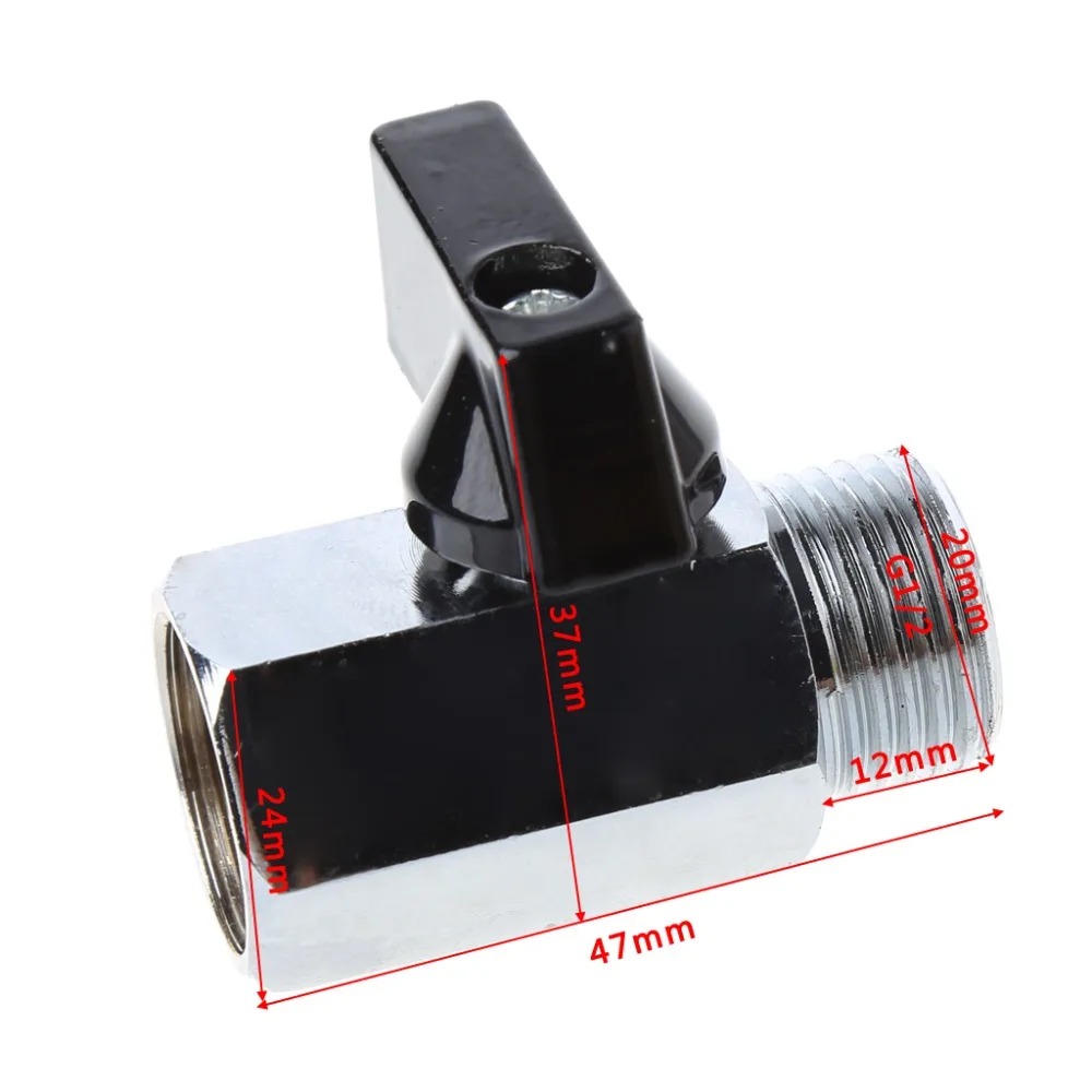 Brass Mini Ball Valve 1/2" BSP Male to Female Thread Air Compressor Hose Ball Valve
Brass Mini Ball Valve 1/2" BSP Male to Female Thread Air Compressor Hose Ball Valve