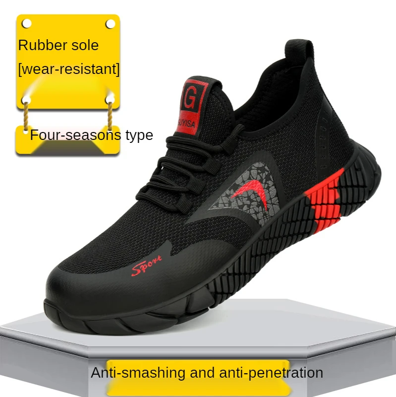 Indestructible Shoes Men Work Safety Shoes With Steel Toe Cap Puncture-Proof Boots Lightweight Breathable Sneakers Free Shipping
Indestructible Shoes Men Work Safety Shoes With Steel Toe Cap Puncture-Proof Boots Lightweight Breathable Sneakers Free Shipping