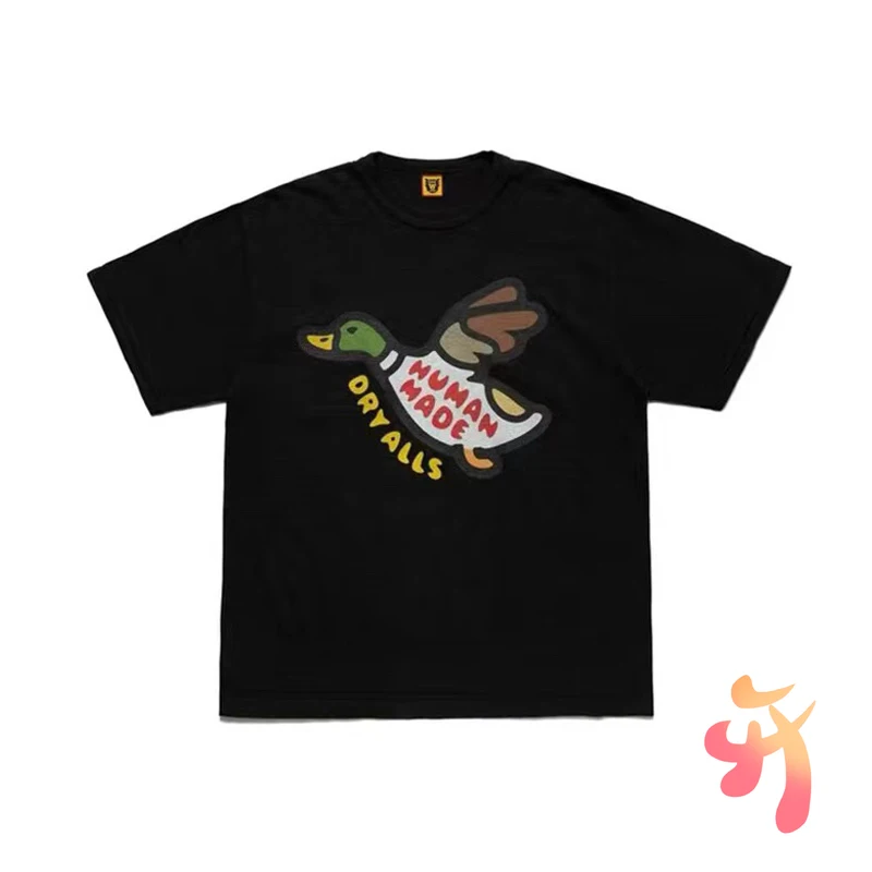 Oversize HUMAN MADE T-shirts Men's Women's High Quality Cartoon Flying Duck LOGO Print Short Sleeves Human Made Fashion Tshirts
Oversize HUMAN MADE T-shirts Men's Women's High Quality Cartoon Flying Duck LOGO Print Short Sleeves Human Made Fashion Tshirts