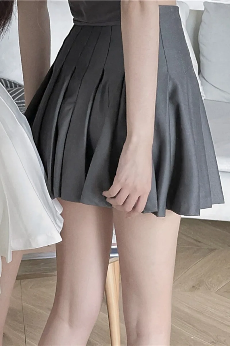 All-match Anti-glare High-waist Pleated Skirt 2021 Summer New A-line Short Skirt Female Slim Design Pure Color Bust Skirt
All-match Anti-glare High-waist Pleated Skirt 2021 Summer New A-line Short Skirt Female Slim Design Pure Color Bust Skirt