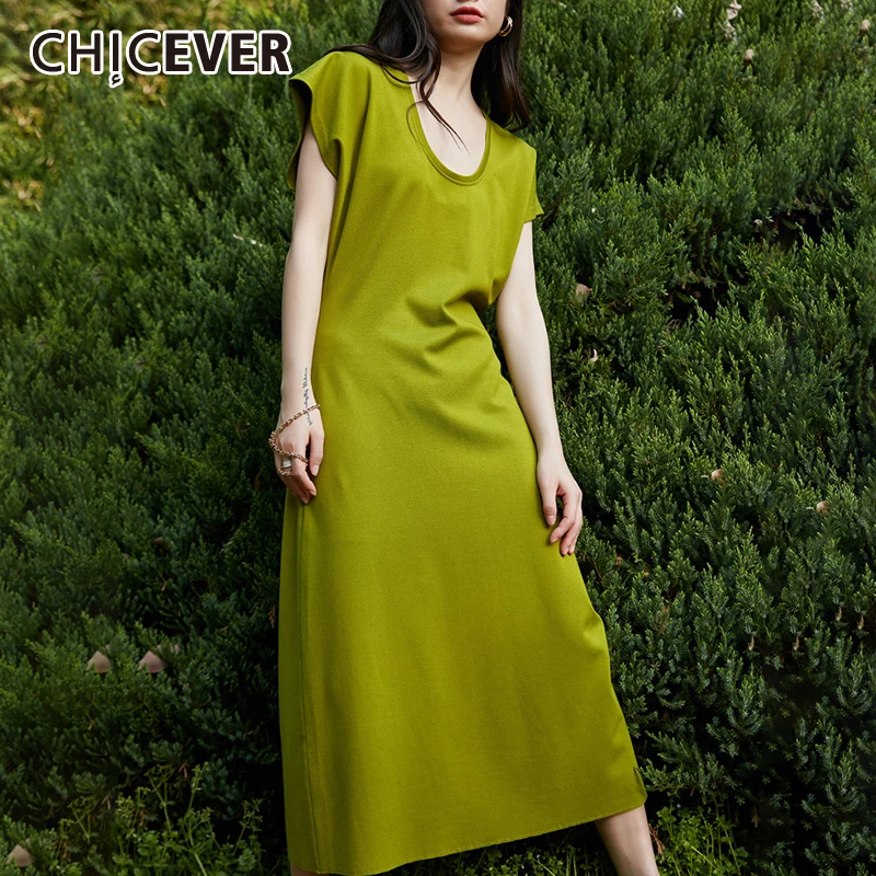 CHICEVER черный пуловер платье для женщин с круглым вырезом без рукавов с высокой талией свободные минималистичные однотонные платья средней д...
CHICEVER черный пуловер платье для женщин с круглым вырезом без рукавов с высокой талией свободные минималистичные однотонные платья средней д...