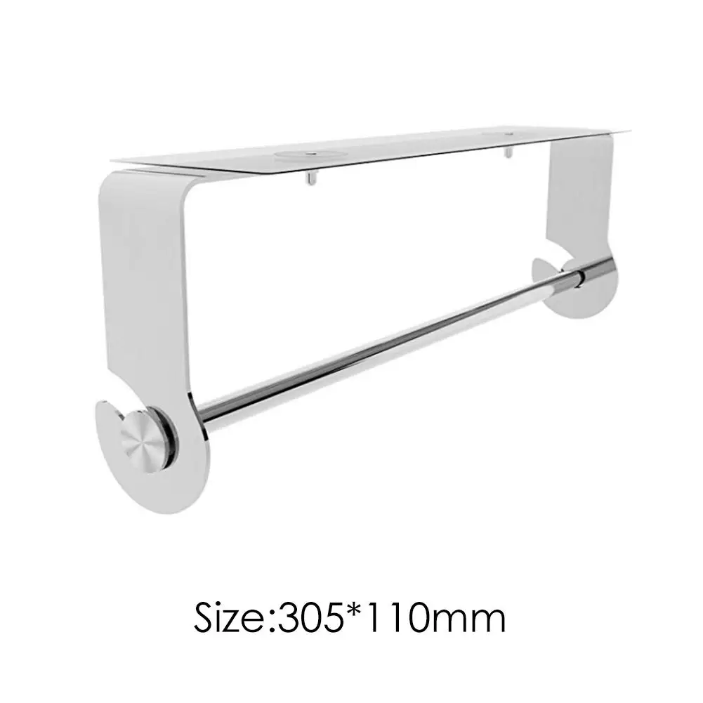 Stainless Steel Roll Paper Holder Self Adhesive Kitchen Hanging Roll Paper Holder Bathroom Tissue Towel Holder Shelf Organizer 
Stainless Steel Roll Paper Holder Self Adhesive Kitchen Hanging Roll Paper Holder Bathroom Tissue Towel Holder Shelf Organizer