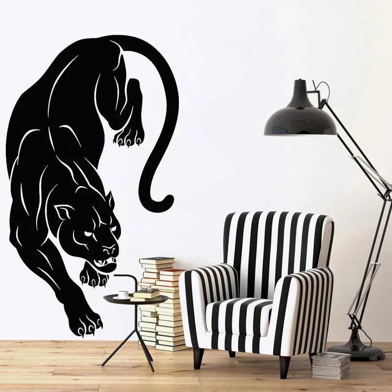 Panther Vinyl Wall Sticker Wild Tribal Animal Decals Jungle Predator Mural Living Room Decor Creative Home Decoration P479
Panther Vinyl Wall Sticker Wild Tribal Animal Decals Jungle Predator Mural Living Room Decor Creative Home Decoration P479