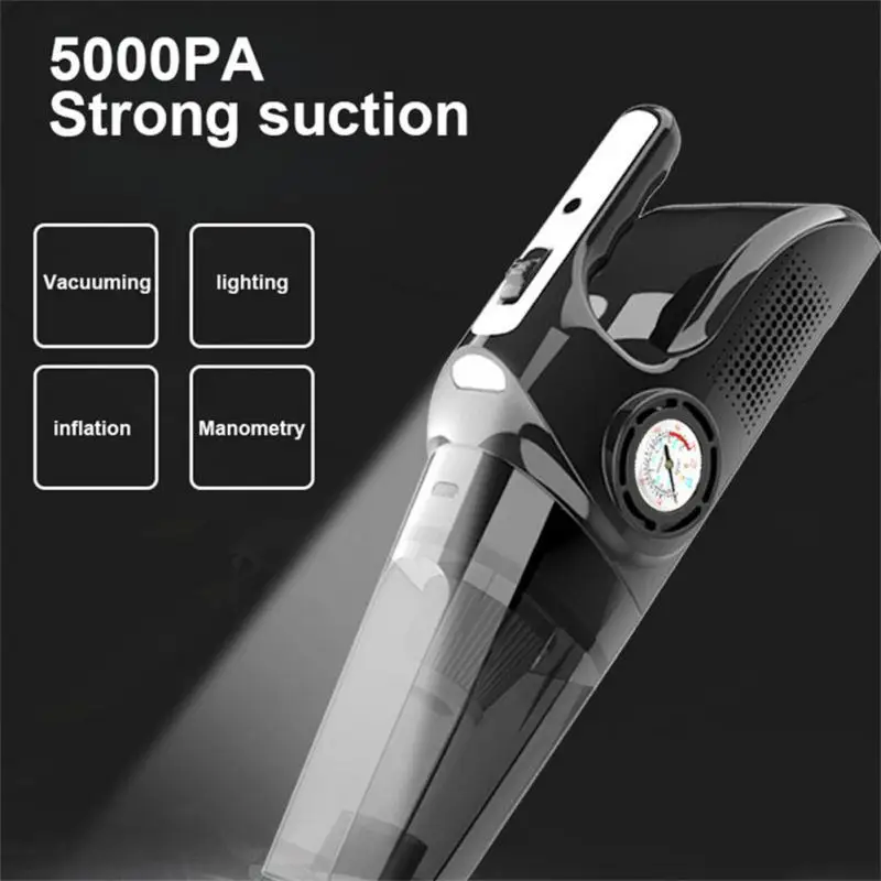 Автомобильный пылесос 5000 ПА 120 Вт автомобильный 4-в-1 пылесос светильник кой, воздушный насос, беспроводной пылесос для автомобиля
Автомобильный пылесос 5000 ПА 120 Вт автомобильный 4-в-1 пылесос светильник кой, воздушный насос, беспроводной пылесос для автомобиля