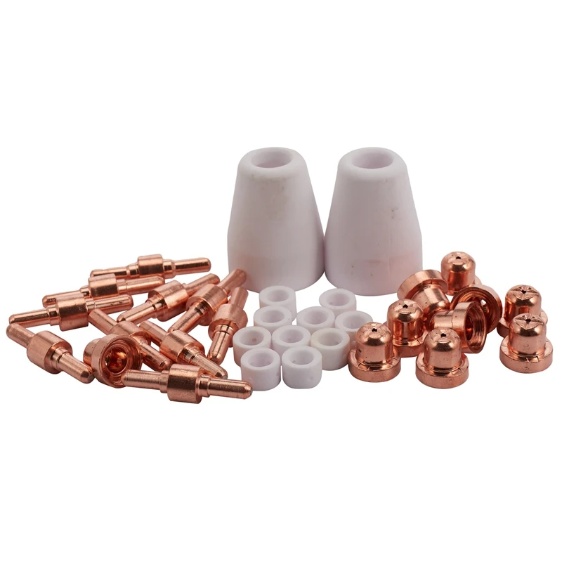 32pcs For PT 31 LG-40 40a Standard Size Plasma Cutting Torch Cutter Consumables Extended Tip Nozzles Electrode
32pcs For PT 31 LG-40 40a Standard Size Plasma Cutting Torch Cutter Consumables Extended Tip Nozzles Electrode