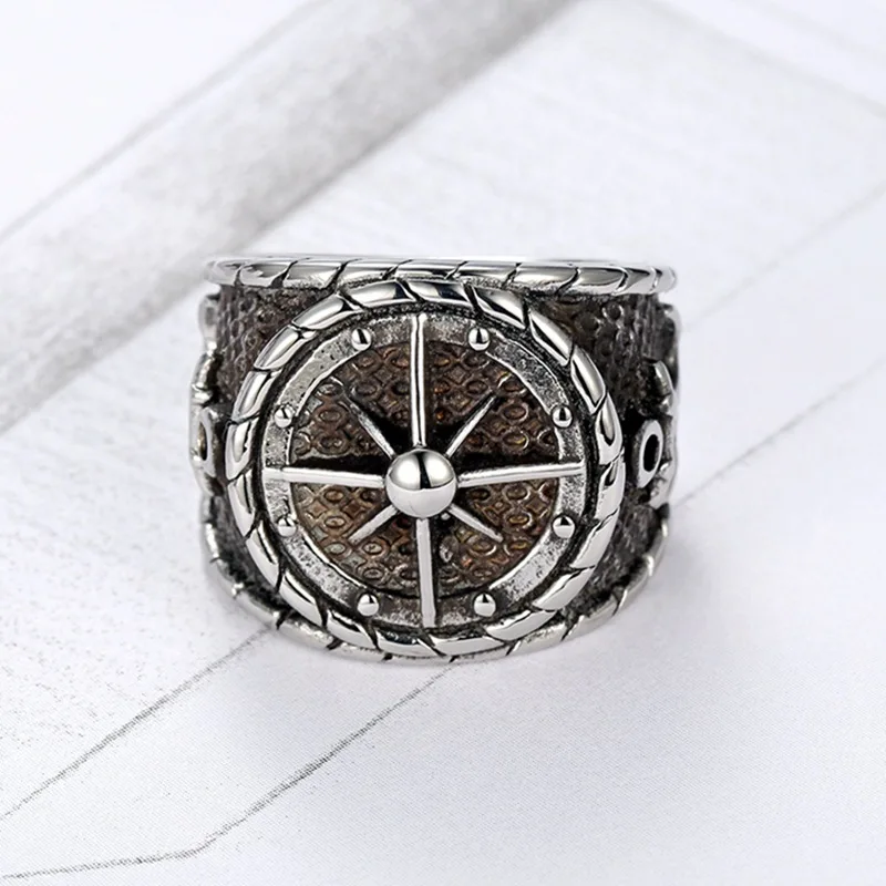 Megin D Trendy Naval Series Anchor Guide Domineering Heavy Stainless Steel Men's Rings for Lover Friend Fashion Design Gift
Megin D Trendy Naval Series Anchor Guide Domineering Heavy Stainless Steel Men's Rings for Lover Friend Fashion Design Gift