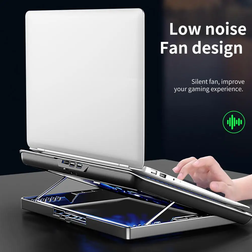 Practical Laptop Cooler Stand High Hardness Aluminum Alloy Laptop Cooling Pad Adjustable Notebook Cooler
Practical Laptop Cooler Stand High Hardness Aluminum Alloy Laptop Cooling Pad Adjustable Notebook Cooler