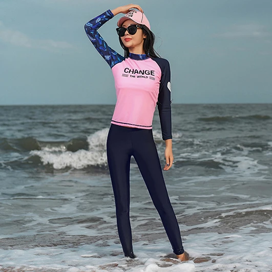 Women Swimwear Wetsuit Sun Protection Diving Full Polyester Swimming Wetsuit Surf Split Roupa De Mergulho Water Sports W
Women Swimwear Wetsuit Sun Protection Diving Full Polyester Swimming Wetsuit Surf Split Roupa De Mergulho Water Sports W