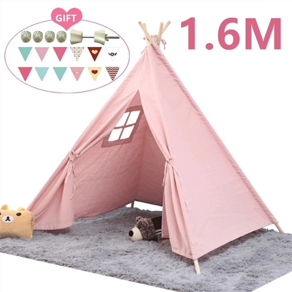 1.6M Portable Kids Tent Play House For Children Tent Cabana Tipi Infantil Baby Teepee Tents Castle LED Lights/Carpet/Decoration
1.6M Portable Kids Tent Play House For Children Tent Cabana Tipi Infantil Baby Teepee Tents Castle LED Lights/Carpet/Decoration