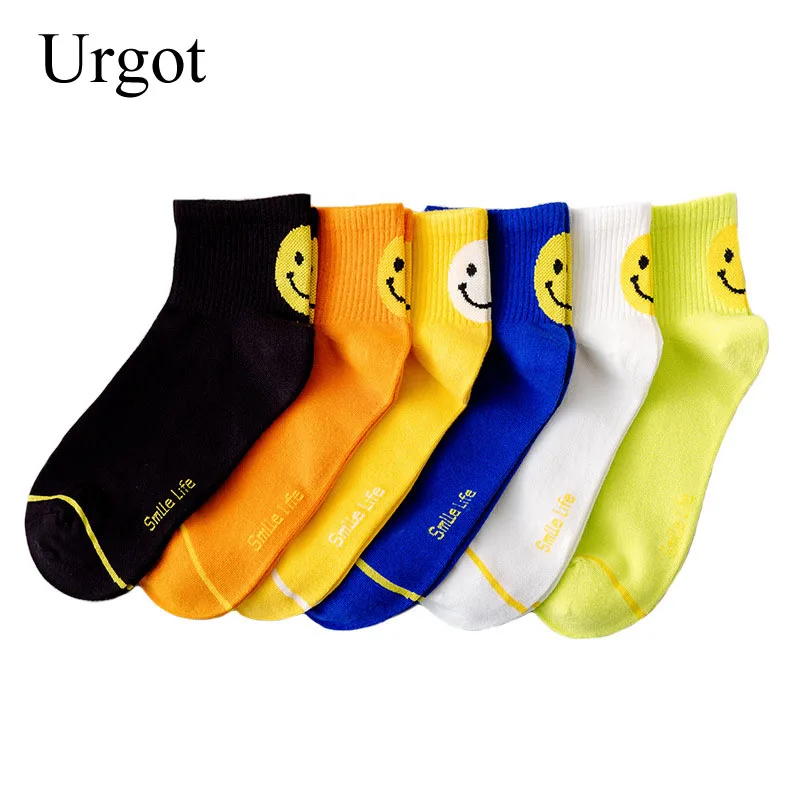 Urgot 5 Pairs Autumn New Socks Women's Boat Socks Cotton Cartoon Cute Smiling Face Ladies Short Tube Socks Cute Kawaii Harajuku
Urgot 5 Pairs Autumn New Socks Women's Boat Socks Cotton Cartoon Cute Smiling Face Ladies Short Tube Socks Cute Kawaii Harajuku