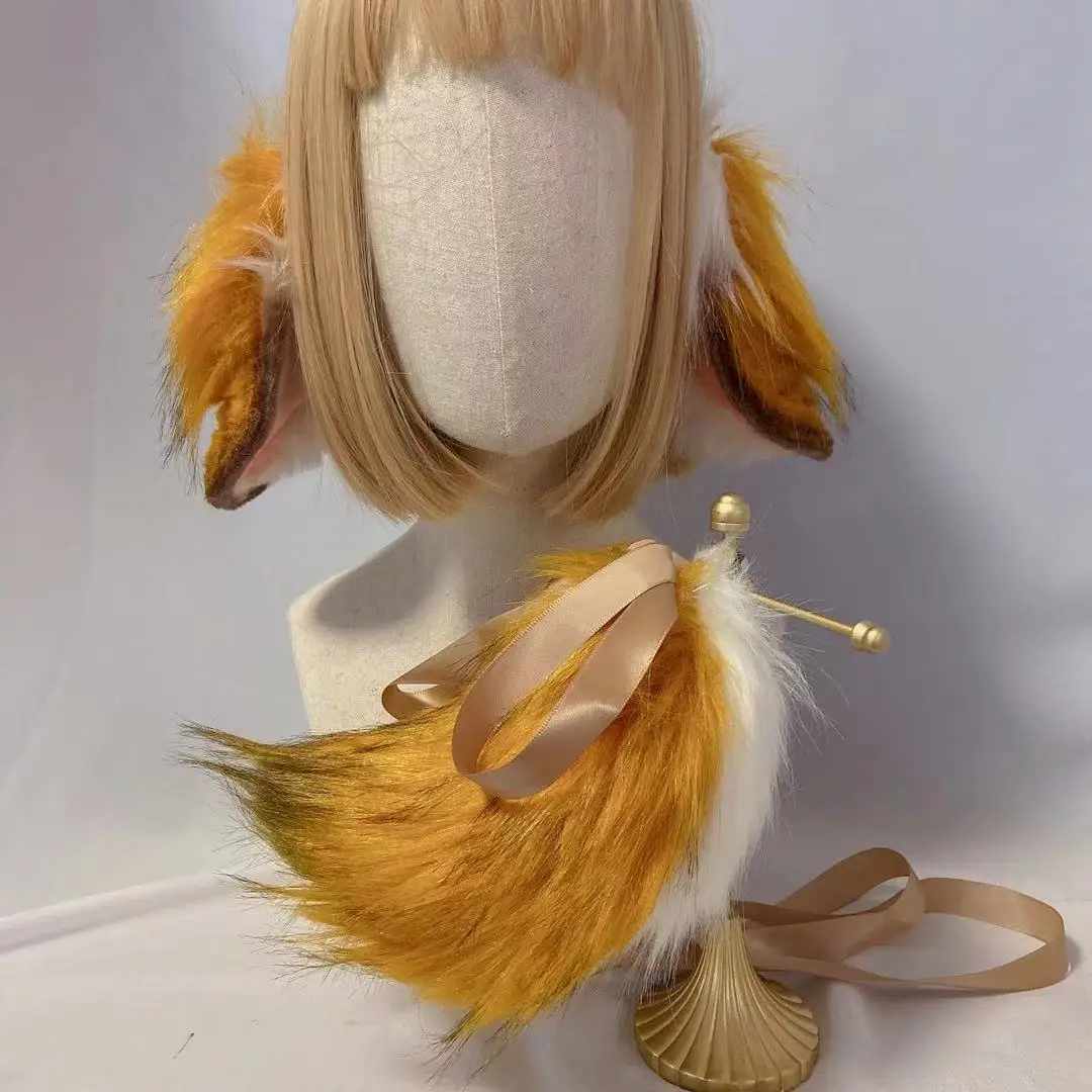 Custom Cute Rabbit Hair Hoop Golden Brown Hanging Rabbit Simulated Animal Ear KC Animal Tail Wolf Ear Cat Ear Fox Ear Hair Hoop
Custom Cute Rabbit Hair Hoop Golden Brown Hanging Rabbit Simulated Animal Ear KC Animal Tail Wolf Ear Cat Ear Fox Ear Hair Hoop