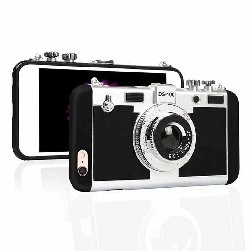 Vintage Camera Phone Case Modern 3D Vintage Style Camera Design Silicone Cover with Long Strap Rope Compatible for iPhone XR
Vintage Camera Phone Case Modern 3D Vintage Style Camera Design Silicone Cover with Long Strap Rope Compatible for iPhone XR