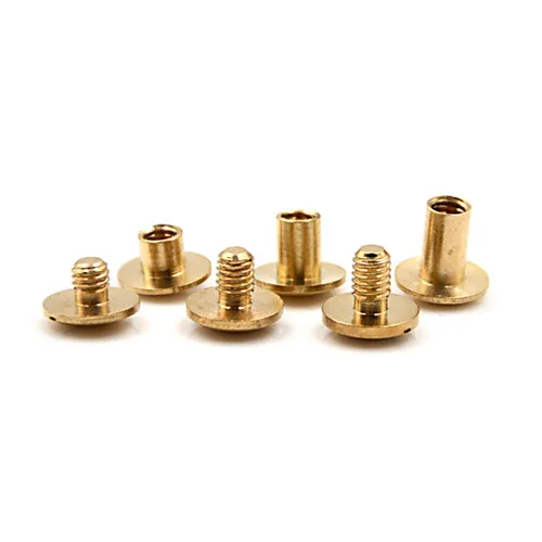 10pcs Arc Solid Brass Button Stud Screw Nail Screw Back Leather Rivet Belt 4mm / 6mm / 8mm
10pcs Arc Solid Brass Button Stud Screw Nail Screw Back Leather Rivet Belt 4mm / 6mm / 8mm