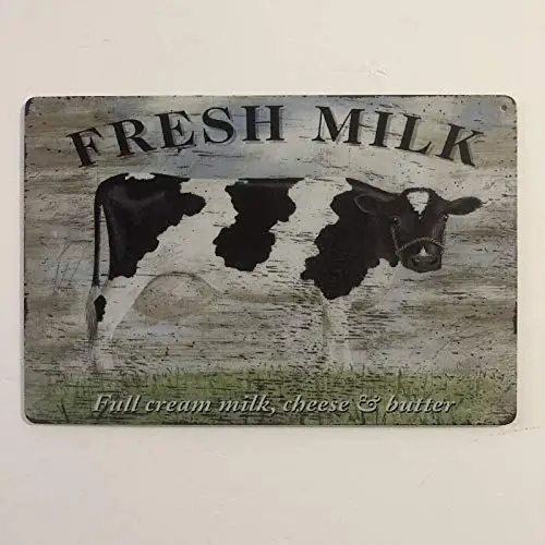 Fresh Ful Cream Milk Vintage Metal Tin Signs Home Bar Pub Garage Gas Station Decor Plates Man Cave Wall Sticker-Tin Sign
Fresh Ful Cream Milk Vintage Metal Tin Signs Home Bar Pub Garage Gas Station Decor Plates Man Cave Wall Sticker-Tin Sign