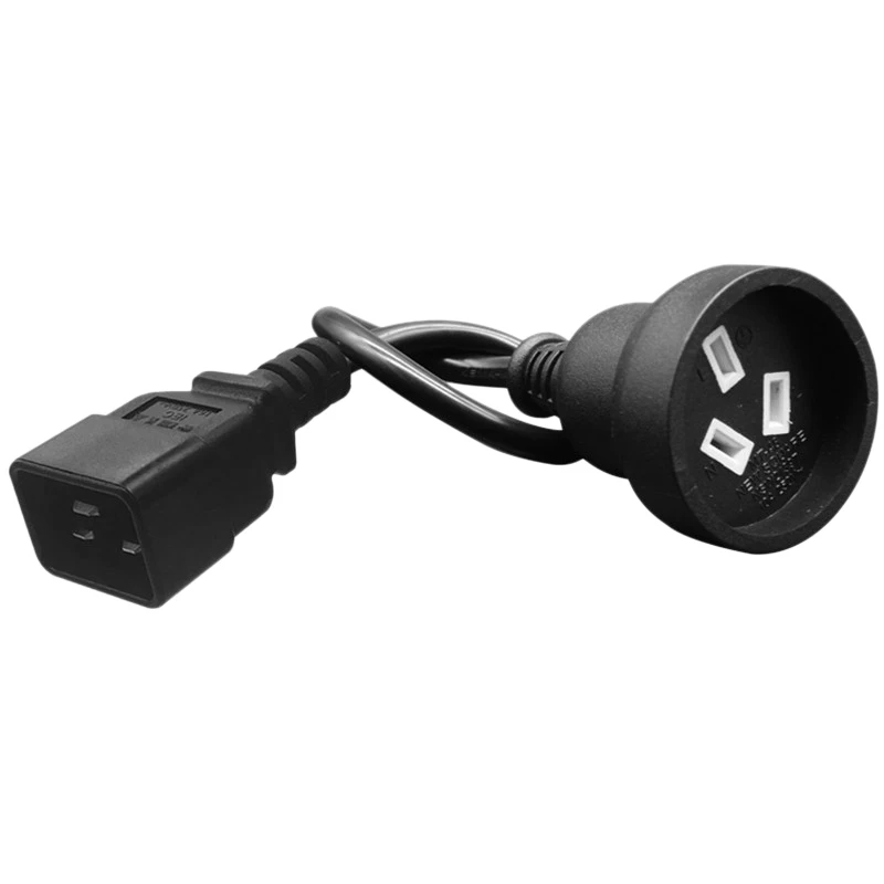 Power Extension Cord, C20 to AU, Three-Horizontal Male to Australian Standard Female Power Cord for Pdu Servers
Power Extension Cord, C20 to AU, Three-Horizontal Male to Australian Standard Female Power Cord for Pdu Servers