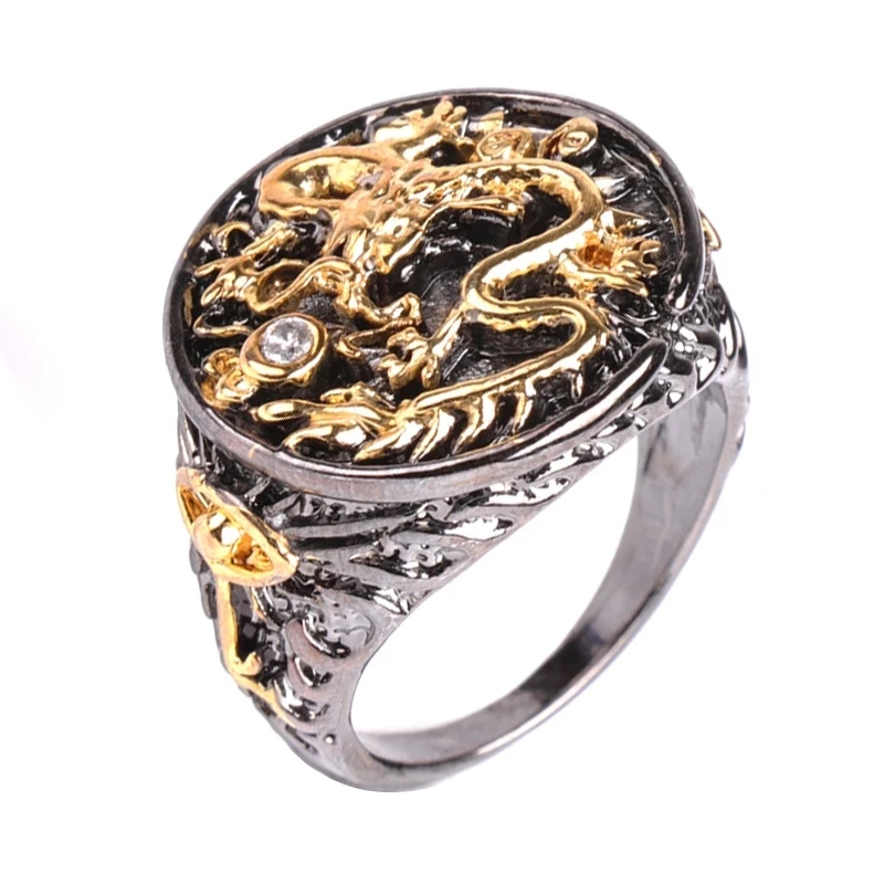 Fashion Men Ring Domineering Dragon Punk Rock Rings Vintage Alloy Bands Christmas Party Gift For Men Jewelry Accessories
Fashion Men Ring Domineering Dragon Punk Rock Rings Vintage Alloy Bands Christmas Party Gift For Men Jewelry Accessories