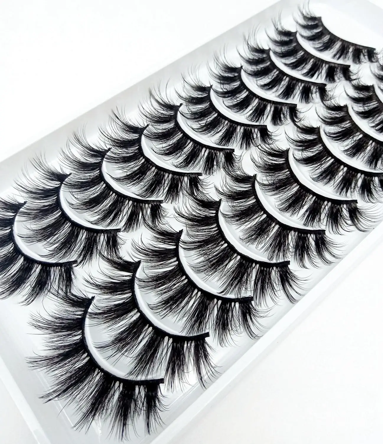 Multi-style 5/10 Pairs Soft Mink Hair False Eyelashes Handmade Wispy Fluffy Long Lashes Natural Eye Makeup Tools Faux EyeLashes
Multi-style 5/10 Pairs Soft Mink Hair False Eyelashes Handmade Wispy Fluffy Long Lashes Natural Eye Makeup Tools Faux EyeLashes