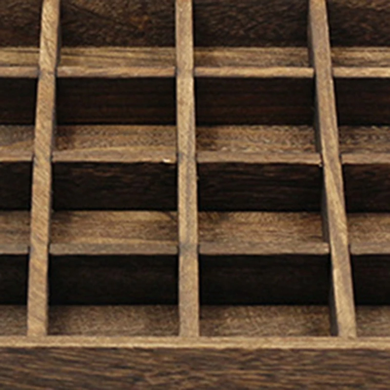 2pcs Wooden Jewellery Organizer Bangle Earrings Choker Necklaces Pendants Storage Vintage Plate - 24 Grid & 18 Grid
2pcs Wooden Jewellery Organizer Bangle Earrings Choker Necklaces Pendants Storage Vintage Plate - 24 Grid & 18 Grid