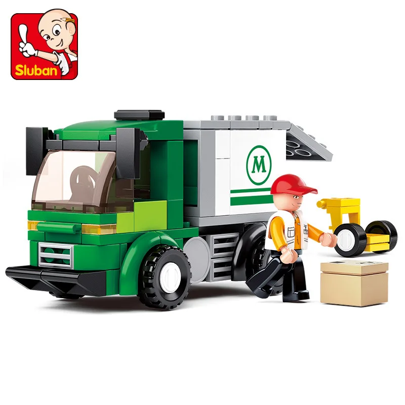 Sluban Children Airplane Series Educational Building Blocks Small Box Truck Model exercise hands-on ability toys Christmas gift
Sluban Children Airplane Series Educational Building Blocks Small Box Truck Model exercise hands-on ability toys Christmas gift