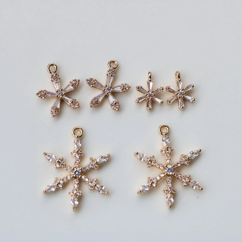 2021 New True Gold Plated Copper Zircon Flower Necklace Pendant DIY Earring Charm Jewelry Making Accessory
2021 New True Gold Plated Copper Zircon Flower Necklace Pendant DIY Earring Charm Jewelry Making Accessory