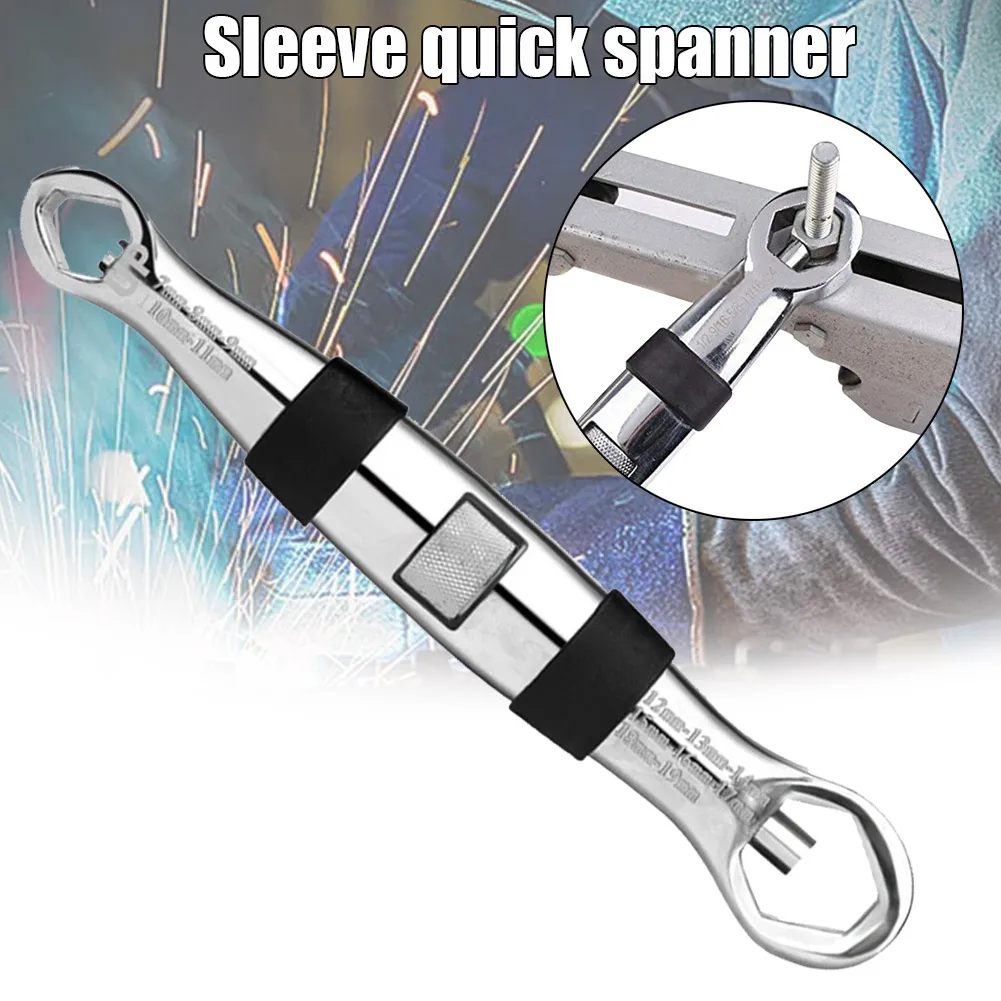 23-in-1 Universal Extension Wrench Multifunction Fast Metric System 4-19mm Wrench XR-Hot
23-in-1 Universal Extension Wrench Multifunction Fast Metric System 4-19mm Wrench XR-Hot