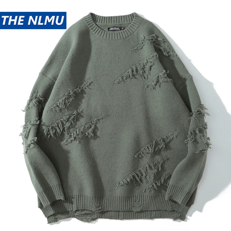 Harajuku Destroyed Distressed Sweater Hip Hop Streetwear Knitted Jumper Sweater 2021 Loose Pullover Knitwear Black WE415
Harajuku Destroyed Distressed Sweater Hip Hop Streetwear Knitted Jumper Sweater 2021 Loose Pullover Knitwear Black WE415