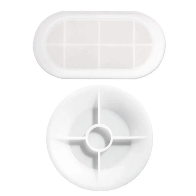 2 Pcs Resin Crystal Epoxy Mold Jewelry Tray Casting Silicone Mould DIY Crafts Soap Dish Ring Holder Making Tool
2 Pcs Resin Crystal Epoxy Mold Jewelry Tray Casting Silicone Mould DIY Crafts Soap Dish Ring Holder Making Tool