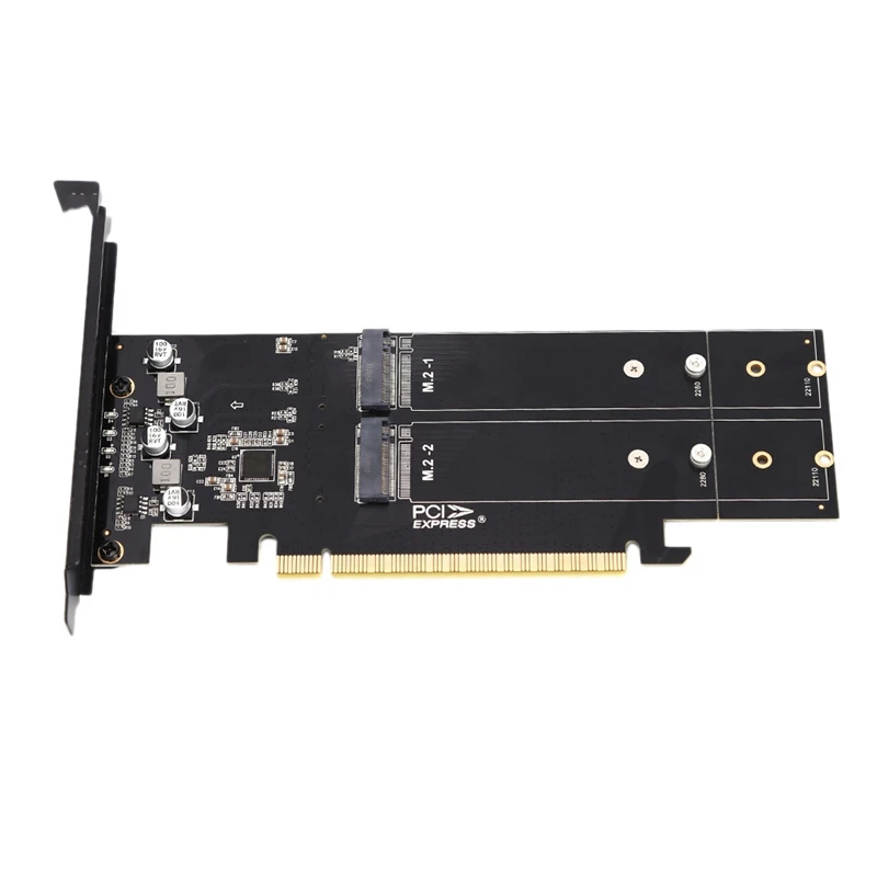 PCIE4.0 X16 To M.2 M Key NVME 4 SSD Raid Adapter Card 8000MB/S for Laptop 22110 2280 Hard Drive
PCIE4.0 X16 To M.2 M Key NVME 4 SSD Raid Adapter Card 8000MB/S for Laptop 22110 2280 Hard Drive