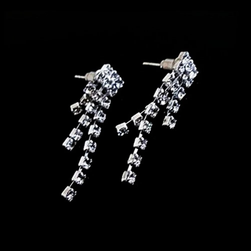 Fashion Crystal Wedding Party Bridal Jewelry Sets Tassels Star Necklace Earrings Jewelry Crystal Rhinestone Necklace Earring Set
Fashion Crystal Wedding Party Bridal Jewelry Sets Tassels Star Necklace Earrings Jewelry Crystal Rhinestone Necklace Earring Set