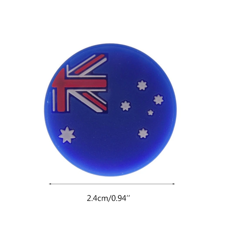 5Pcs/Pack National Flag Tennis Racket Shock Absorber Racquet Vibration Dampeners Shockproof Dampers Sports Accessories
5Pcs/Pack National Flag Tennis Racket Shock Absorber Racquet Vibration Dampeners Shockproof Dampers Sports Accessories