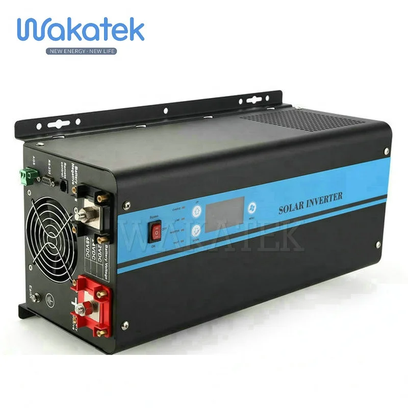 Wakatek inverter with adjustable AC charging current in the LCD menu 7.5KVA inverter Yemen
Wakatek inverter with adjustable AC charging current in the LCD menu 7.5KVA inverter Yemen