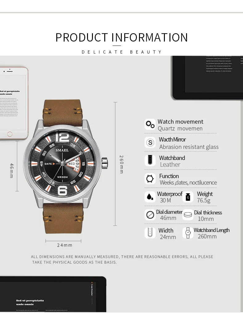 Sports Watch Mens 2020 Waterproof Luxury Quartz Clock Multifunctional Calendar Luminous Men's Quartz Watches Relojes Para Hombre
Sports Watch Mens 2020 Waterproof Luxury Quartz Clock Multifunctional Calendar Luminous Men's Quartz Watches Relojes Para Hombre