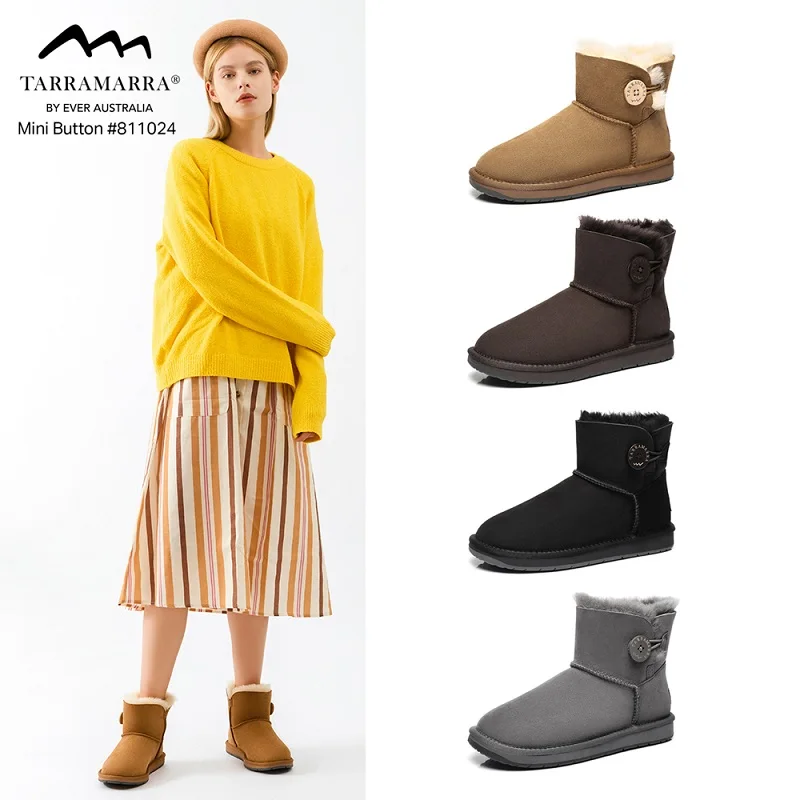 Classic Button Boots Ladies Winter Outdoor Boots Natural Fur Real Wool Snow Short boots Genuine Cow Suede Leather Ankle Boots
Classic Button Boots Ladies Winter Outdoor Boots Natural Fur Real Wool Snow Short boots Genuine Cow Suede Leather Ankle Boots